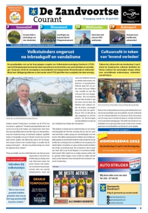 Editie voorpagina