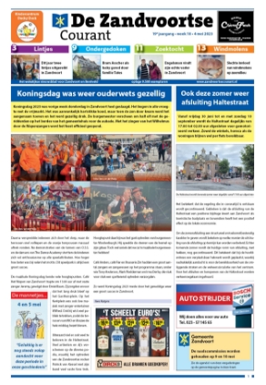 Editie voorpagina