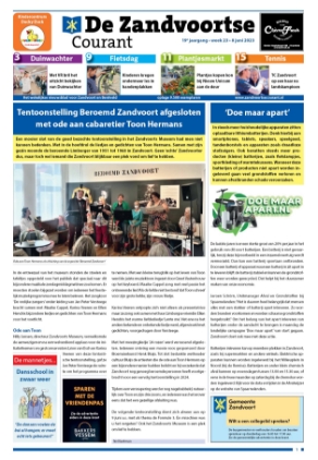 Editie voorpagina