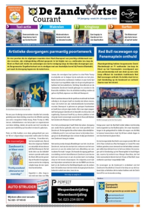 Editie voorpagina