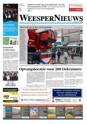 Editie voorpagina