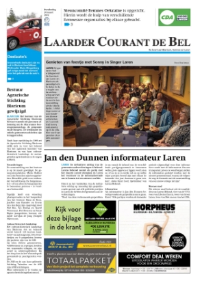 Editie voorpagina