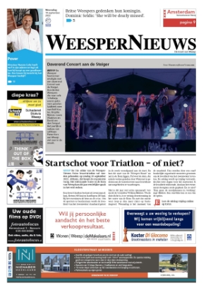 Editie voorpagina