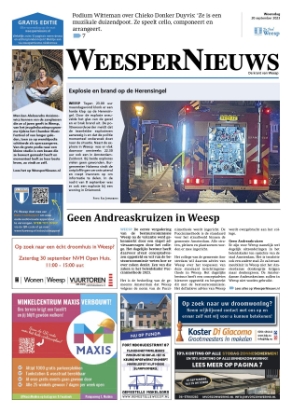 Editie voorpagina