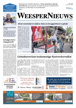 Editie voorpagina
