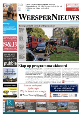 Editie voorpagina