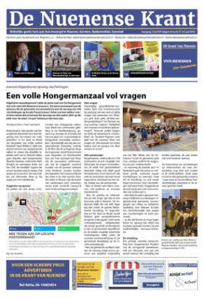 Editie voorpagina