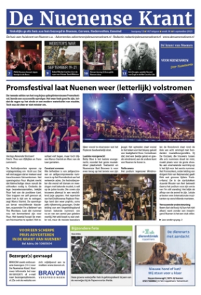 Editie voorpagina