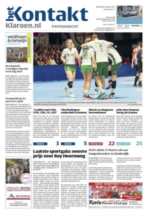 Editie voorpagina