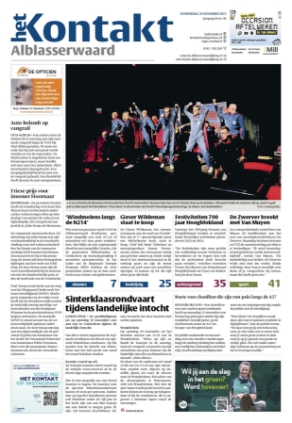Editie voorpagina