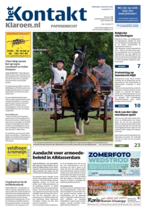 Editie voorpagina