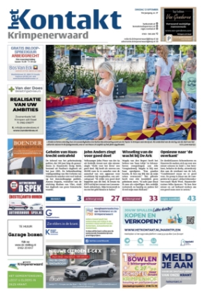 Editie voorpagina