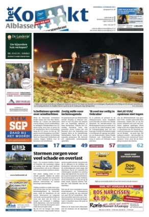 Editie voorpagina