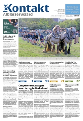 Editie voorpagina