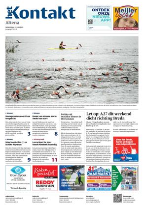 Krant voorpagina