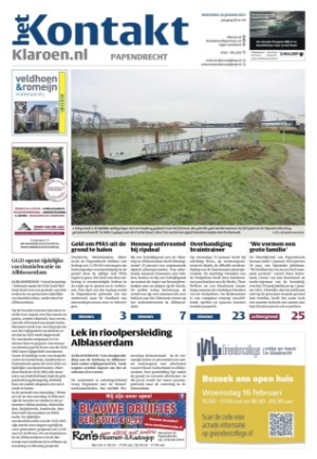 Editie voorpagina