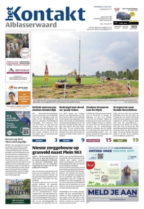 Editie voorpagina