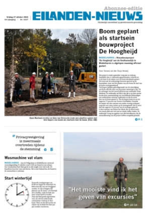 Editie voorpagina