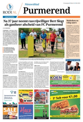 Editie voorpagina