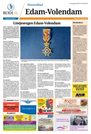 Editie voorpagina