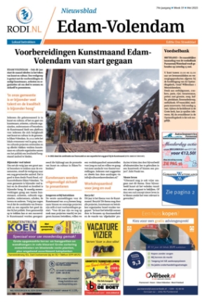 Editie voorpagina