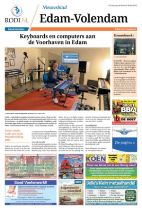 Editie voorpagina