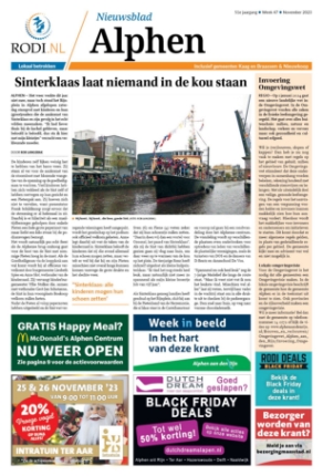 Editie voorpagina