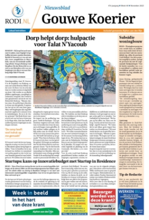 Editie voorpagina
