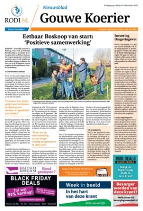Editie voorpagina