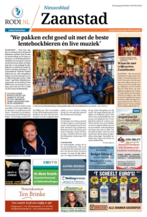 Editie voorpagina