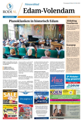 Editie voorpagina