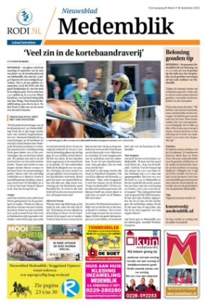 Editie voorpagina