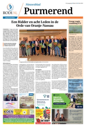 Editie voorpagina