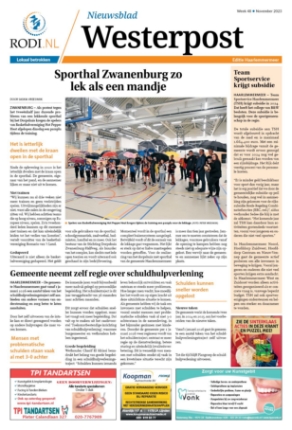 Editie voorpagina