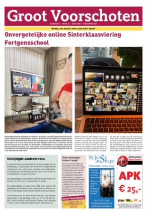 Editie voorpagina