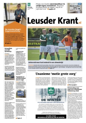Editie voorpagina