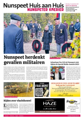 Editie voorpagina