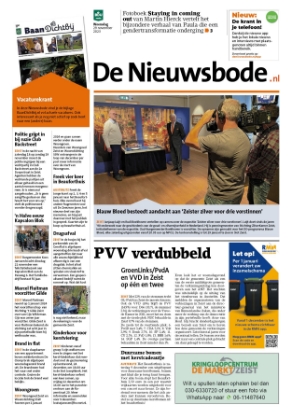 Editie voorpagina