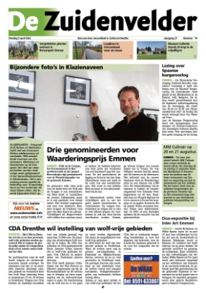 Editie voorpagina
