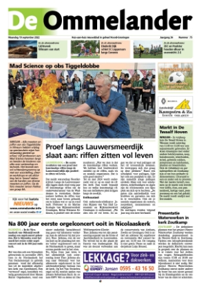 Editie voorpagina