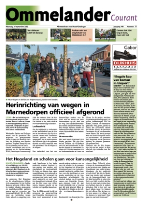 Editie voorpagina