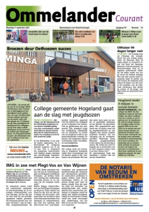 Editie voorpagina