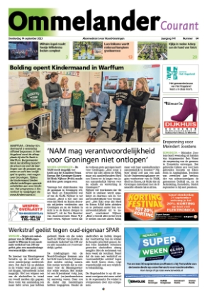 Editie voorpagina