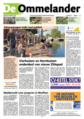 Editie voorpagina