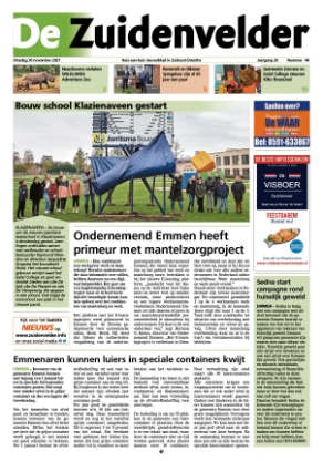 Editie voorpagina