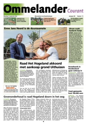 Editie voorpagina