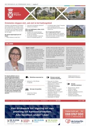 Editie voorpagina