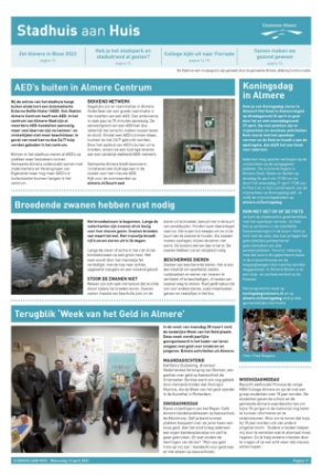 Editie voorpagina