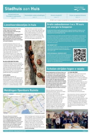 Editie voorpagina