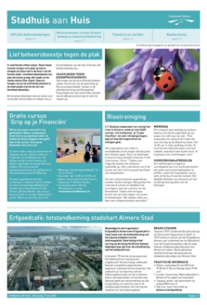 Editie voorpagina
